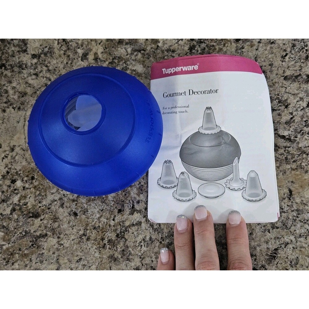 Vintage 1999 Tupperware Gourmet Decorator Set Complete EUC